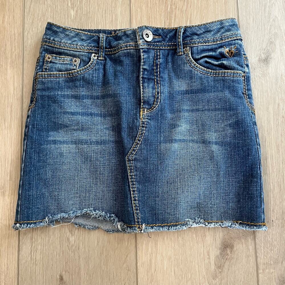 Justice Girls Denim Skirt Size 12
